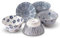Japanese Mino Ware Chawan 5.0 inches Rice Bowls 5 patterns with Gift Box set, ceramic mino yaki (One Pack)