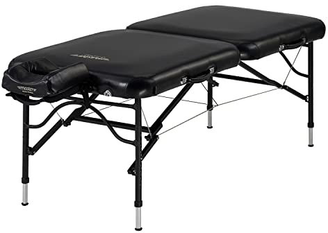 Master Massage StratoMaster, leicht, 76,2 cm, Schwarz (nur 11,3 kg) mit neuer NanoSkin-Polsterung und voll beladenem Zubehör, Sun Tan