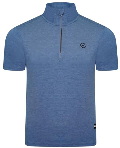 Dare2b Pedal It Out Kurzärmeliges Fahrradshirt für Herren mit halblangem Reißverschluss