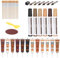 kingkindsun Möbel Reparatur-Set-39 Stück, Holzfüller, Möbel-Kratzer-Reparatur-Set für Möbelkratzer, Oberflächenkratzer, Holzbodenriss, Laminatkratzer, Schrankflecken