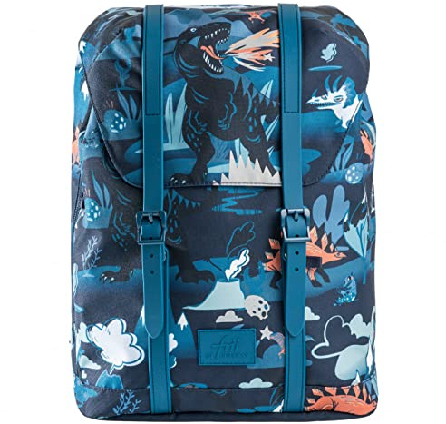 Frii of Norway - 22L Schoolbag - Retro Dinosaur (22100)