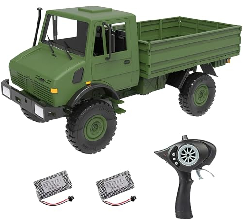 Mostop RC Crawler 1/12 4WD Truck Kletterfahrzeug Militär Truck Spielzeug für Kinder Erwachsene, Throttle & Steering Control RC LKW Truck 2.4Ghz Remote Control Kinder RC Auto für Kinder