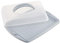 com-four® Recipiente para pasteles para almacenar y transportar productos horneados - Caja de transporte - Recipiente para pasteles y caja para alimentos con asas (01 piezas - diseño 2 gris claro)