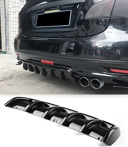 RAJOET Heckkofferraum Spoiler für VW Golf 4 MK4 R32 99-06, Auto Spoiler Universal, ABS-Material, schnell zu installieren, verbessern die Stabilität des Autos,aBlack
