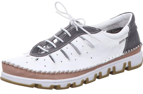 Gemini Damen Schnürschuh Silber