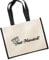 Huuraa Jutetasche Just Married Tauben Geschenk 21 Liter Black Jute und Baumwolle Just Married Geschenkidee