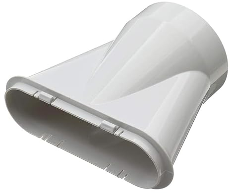 FIGEVIDA Adattatore per tubo di scarico di condizionatore d’aria portatile per finestre con piastra TL1855