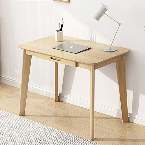 IOTXY Holz Kleiner Schreibtisch mit Schubladen - Computertisch im Heimbüro, Holz, 80cm