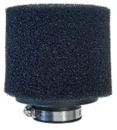 Filtro Aria a cono Universale per moto scooter Racing In Spugna Sportivo Aperto Attacco 38mm Dritto per Carburatore