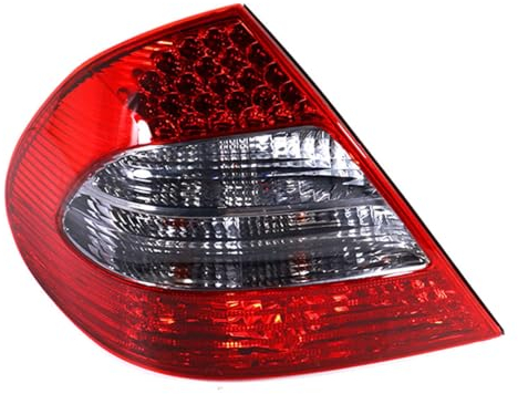 GENMAIBIGAO wasserdichte Rückleuchten für Mercedes Benz W211 E200 E220 E240 E280 2007 2008,Bremslichter Sicherheit Licht Multifunktion Rücklicht Beleuchtung Autoteile,A/with L-E-D Left