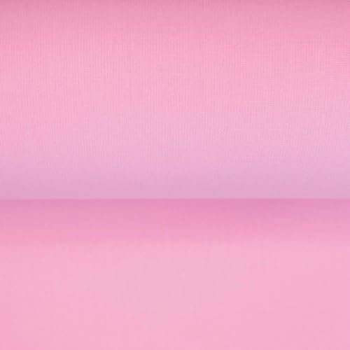 Die Stofftante Beschichtete Baumwolle | uni | verschiedene Farben | 50x155 cm | Meterware (hellrosa), A2900