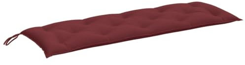 vidaXL Gartenbank-Auflage Melange Weinrot 150x50x7 cm Stoff