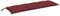 vidaXL Gartenbank-Auflage Melange Weinrot 150x50x7 cm Stoff