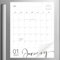 Vertical Black & White Magnetic Calendar for Fridge 2025-2026, 13.5x11 Inches 18-Month Minimalistic Fridge Calendar Magnet 2025 for Modern Office & Home Interiors - January 25 to June 26