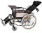 Vollständig verstellbarer Rollstuhl, 6-in-1, multifunktionaler, zusammenklappbarer manueller Toilettenrollstuhl mit Kopfstütze, Badezimmerrollstuhl mit hoher Rückenlehne, Scooter für Senioren, 220 lb