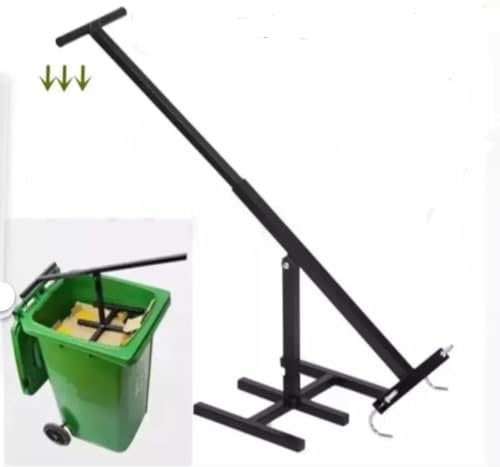 Wheelie Bin Compactor Manual Rubbish Press General Waste Compactor - 240L