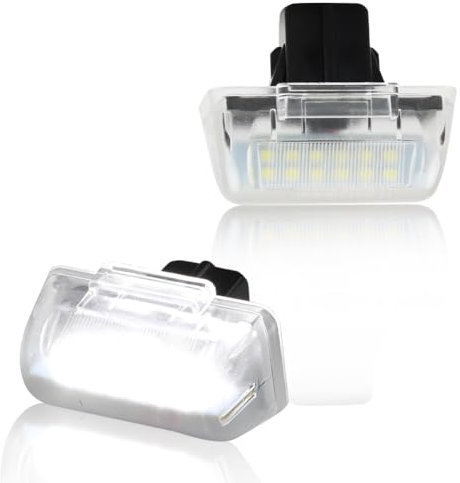 GSOWO LED Kennzeichenbeleuchtung für Fo-rd Transit MK5 1985-2014, MK6 1985-2014, MK7 1985-2014, [Langlebig & Effizient] Hochwertige Canbus Fehlerfrei 18 SMD Nummernschildbeleuchtung, 2 Stücke