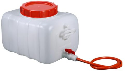 MJHETCY Tanica Acqua con Rubinetto 25L/35L/50L/80L/110L/200L Serbatoio per Acqua in Plastica per Alimenti，Escursionismo，Picnic，Viaggi Carrier di Viaggio dell'Acqua di Viaggio All'aperto(Size:35L)