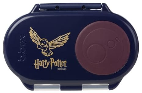 Harry Potter by b.box Mini Brotdose für Kinder mit Fächern | Bento Box, 2 Auslaufsichere Fächer | Lunchbox für Gerichte & Snacks | Platz für Ganzes Obst | BPA-frei