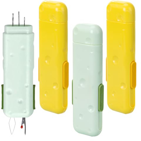 4 Pezzo Infila Ago 3 in 1 Taglia Asole Infila Ago per Macchina da Cucire Separatori per Cuciture Separatori di Cuciture per Progetti di Cucito Artigianato Rammendo Domestico 2 Colori