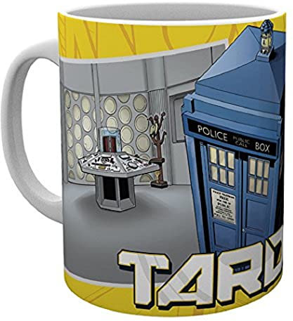 GB eye Taza de Desayuno, diseño de Doctor Who, Universo, con Escena de Tardis, Madera, Varios, 9 cm, 320