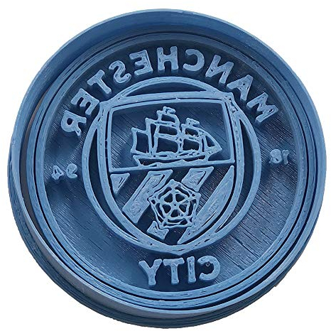 Cuticuter Manchester City Equipo Fútbol Cortador de Galletas, Plástico, Azul, 8x7x1.5 cm