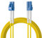 ipolex Cavo patch in fibra LC a LC Modalità unica, cavo fibra ottica 1/10Gb OS2, cavo Internet in fibra ottica duplex 9/125μm jumper fibra ottica LSZH per transceiver SMF SFP/SFP+, 10 metri, 4-Pack.