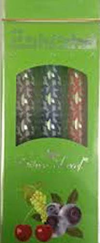 eShishaDeala Lot de 3 paquets de feuilles de fruits en argent