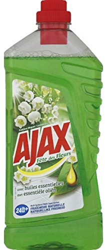 Ajax - Nettoyant Ménager, Fêtes Des Fleurs, Brin De Muguet - 1.25L - Lot De 4 - Livraison Rapide En France - Prix Par Lot
