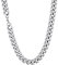 Richsteel 12mm breit 76cm silber männliche Halskette Edelstahl Punk Panzerkette Halskette Klassische Herren Halskette für Rapper Hip pop Sänger Model