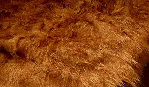 FABRICS-CITY LANGHAAR FELL STOFF FELLSTOFF STOFFE, 2414 (Camel2)