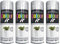 HitlineUK WHITE PAINT SPRAY, BRILLIANT WHITE GLOSS FINISH SPRAY PAINT DECORATIVE WOOD METAL PAINT COLOUR - IT 250ML (4 CANS)
