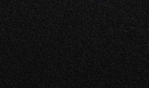 StoffBook Schwarz Filzstoff Lautsprecherfilz Audiofilz für Basteln | Selbstklebend und hochwertig, Stoff für Basteln, Dekoration und Handwerk, Boxenfilz