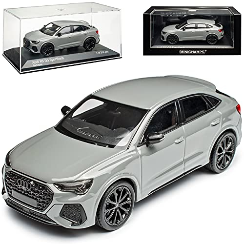 NEW A*U*D*I Q3 F3 RS Sportback Grau Ab 2018 1/43 Minichamps Modell Auto
