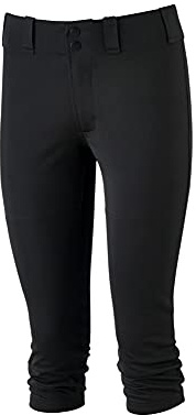 Mizuno Youth Girl's Prospect Softball Pant, Black, Medium
