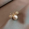 hcma Broche en Perles d'abeille dorée Beaux vêtements Fixes Broche de col Frais Bijoux Simples Femme