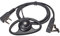 HYSHIKRA Écouteur Talkie-walkie en Forme de D avec Casque Micro Compatible avec la Radio bidirectionnelle Baofeng UV-5R UV-5RA 888S Kenwood HYT 2 Broches (1 Pack)