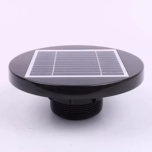 Ventilateur Solaire Extracteur d’Air Autonome – 2,5W – Pour Container, Camping-Car, Serre, Toilettes Mobiles, Mobile Home, Cabane, Cabanon, Caravane, Fourgon, Grenier – Étanche – Débit 55 m³/h