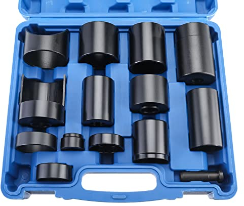 BOOMSTART 14tlg Traggelenk Ausdrücker Adapter Satz, U-Gelenk Kugelgelenk Traggelenk Abzieher Adapter Werkzeug Kit, für Autos Abholungen SUVs und Vans