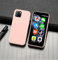 Mini Teléfono Inteligente 3G para Android, Teléfono Celular de Bolsillo, Teléfono Móvil Pequeño Portátil, Mini Teléfono con Pantalla Táctil de 2.5 , Compatible con Internet 3G,(Rosa Sakura)