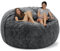 Sitzsack, Luxus, Flauschige Sitzsäcke, langlebig, bequem, für Erwachsene, große Sitzsäcke, Raumdekoration, Loungesessel, Sitzsack, Wohnzimmer