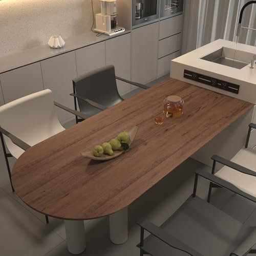JSEVEM 40CM×3M Air Guide Design Extra Thick Brown Wood Wallpaper Peel and Stick Waterproof Brown Wood Contact Paper Vinyl Wrap Self Adhesive Matte Textured Furniture Sticker for Kitchen Cabinet Desk
