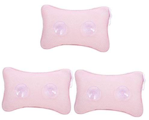 POPETPOP 3stücke Badewannen-Kissen Mit Saugnäpfen Ergonomisches Nackenkissen Knochenform Für Entspannende Spa-erlebnisse Atmungsaktives Material Passend Für