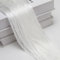 Wambere 2 Stück 1m × 2m Fadenvorhang Linienvorhang Türvorhang Hintergrundvorhang Seilvorhang Schnur Vorhang Gardine Curtain für Fensterdekoration Raumteiler Dekoration Feiertagsdekoration,Weiß