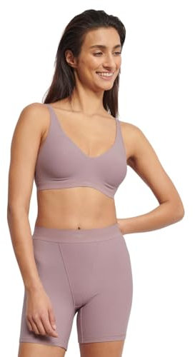 Sloggi Women's Ever Ease Soft Bra Bra, Foggy Mauve, M