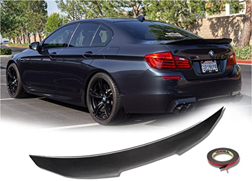 MpTuned BMW F10 PSM Stil Heckspoiler Carbon Optik für BMW 5er 2010–2017 Limousine 518i, 520i, 530i, 540i, m550i, 518d, 520d, 530d, 540d