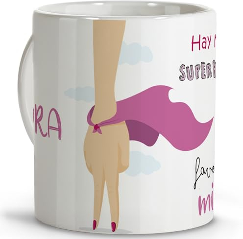 LolaPix Taza tia. Tazas personalizadas. Tazas de cafe. Tazas de te. Regalo tía. Regalos para mi tía. Taza cerámica 330 ml.