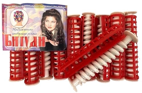 Thermolockenwickler 10er-Set Spirale Thermolockenwickler Thermo Wickler Bigudi Haarwickler 18mm