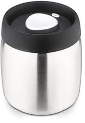 Weis 15971 Edelstahl Vorratsdose mit Vakuumierfunktion 800ml