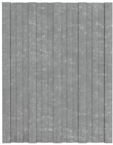 Homgoday Panel para tejado Acero galvanizado Plata 36 Unidades 60x45 cm Panel para Tejado Acero Galvanizado Casa Hogar Jardín Bricolaje Techo Bóveda Techumbre Cubierta Azotea Placa Tabla